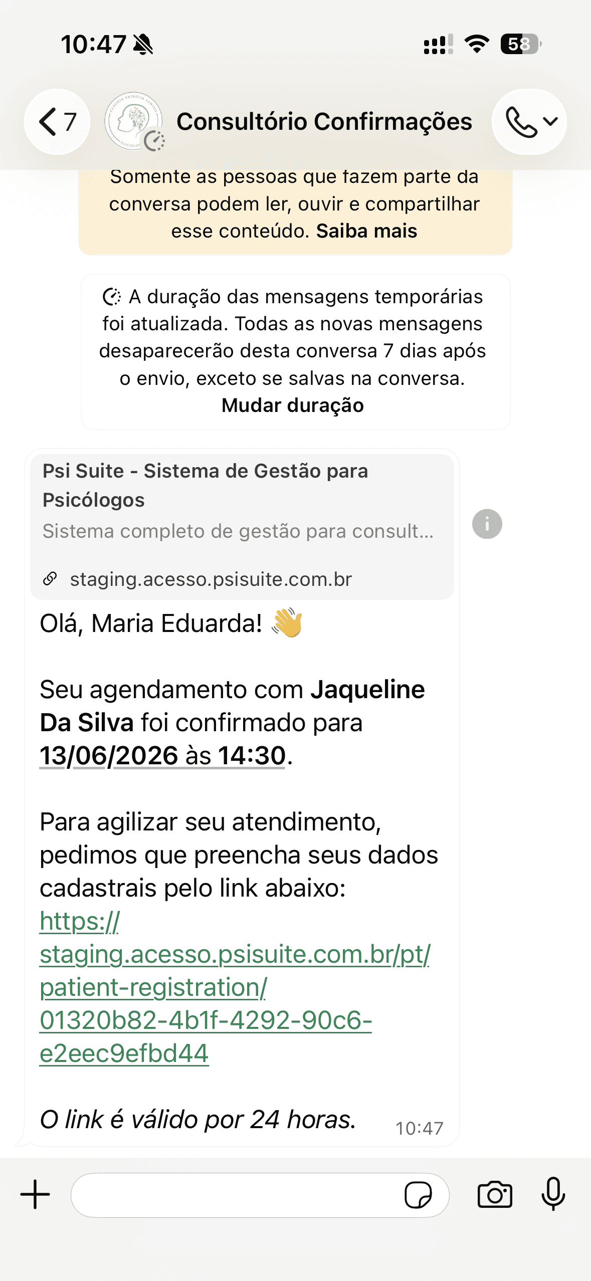 Autoregistro del Paciente — 1